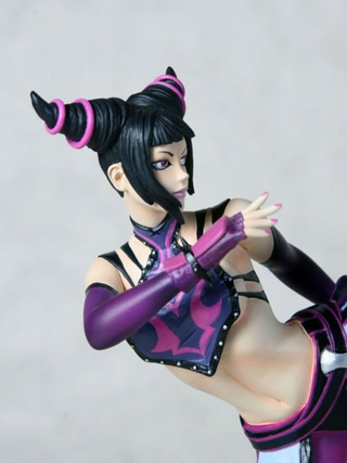 Illustration for article titled Super SFIV's Juri Looks Lovely In Resin